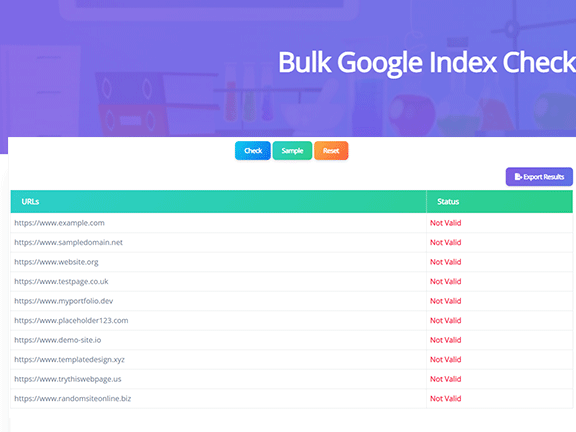 View Results and Export result